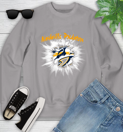 Nashville Predators NHL Hockey Adoring Fan Rip Sports Youth Sweatshirt 3