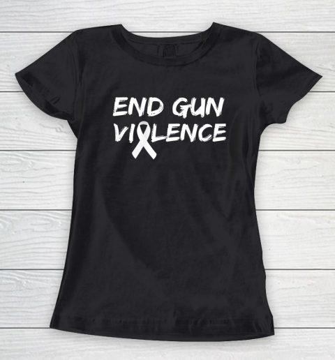End Gun Violence Ribbon Women's T-Shirt