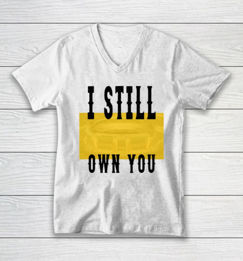 I Still Own You Funny Football Shirt V-Neck T-Shirt 4