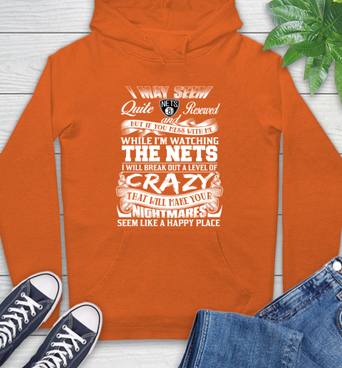 Brooklyn Nets NBA Basketball Don't Mess With Me While I'm Watching My Team Hoodie 4