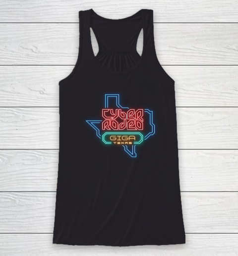Cyber Rodeo Shirt Elon Musk Giga Texas Tesla Event Racerback Tank