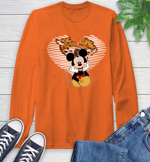 NFL Jacksonville Jaguars The Heart Mickey Mouse Disney Football T Shirt_000 Long Sleeve T-Shirt 4