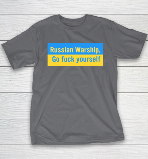 Russian Warship Go Fuck Yourself Shirt Youth T-Shirt 5