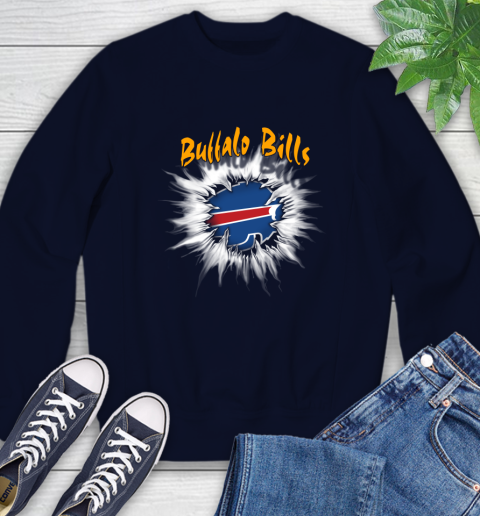 Buffalo Bills NFL Football Adoring Fan Rip Sports Sweatshirt 2