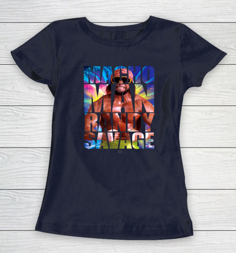 Randy Macho Man Savage WWE Disco Splash Women's T-Shirt 2