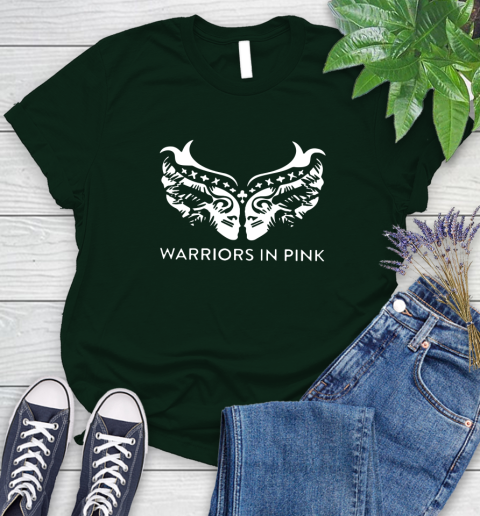 Ford cares warriors in pink shirt Women's T-Shirt 6