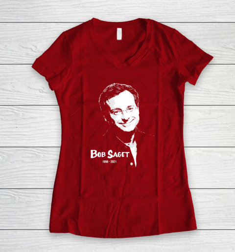 Bob Saget  RIP  Rest In Peace Women's V-Neck T-Shirt 13