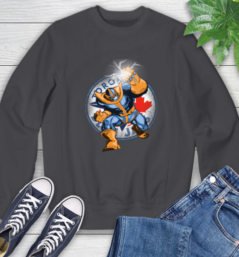 Toronto Blue Jays MLB Baseball Thanos Avengers Infinity War Marvel Sweatshirt 6
