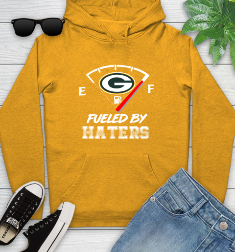 Green Bay Packers NFL Football Fueled By Haters Sports Youth Hoodie 2