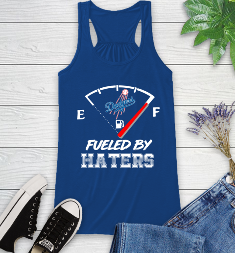 Los Angeles Dodgers MLB Baseball Fueled By Haters Sports Racerback Tank 8