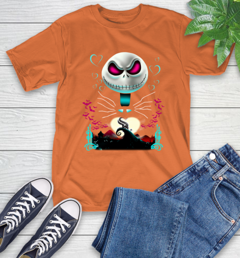 MLB Chicago White Sox Jack Skellington Sally The Nightmare Before Christmas Baseball T-Shirt 4