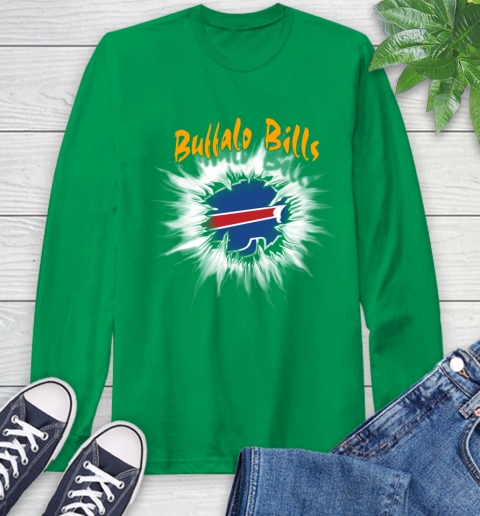 Buffalo Bills NFL Football Adoring Fan Rip Sports Long Sleeve T-Shirt 8