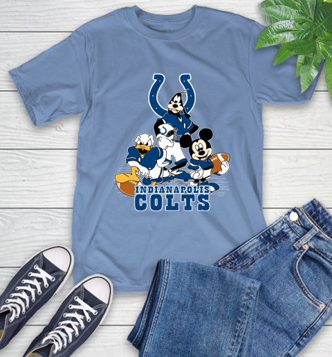 NFL Indianapolis Colts Mickey Mouse Donald Duck Goofy Football Shirt T-Shirt 12