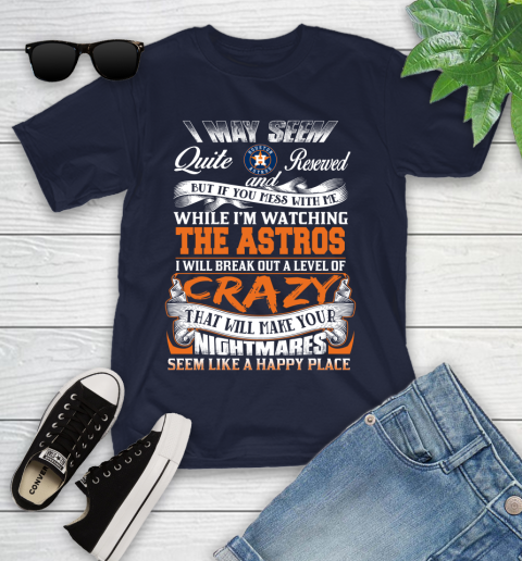 Houston Astros MLB Baseball Don't Mess With Me While I'm Watching My Team Youth T-Shirt 2