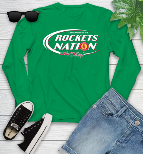 NBA A True Friend Of The Houston Rockets Dilly Dilly Basketball Sports Youth Long Sleeve 7