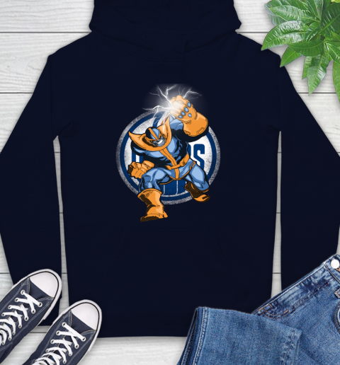 Edmonton Oilers NHL Hockey Thanos Avengers Infinity War Marvel Hoodie 3