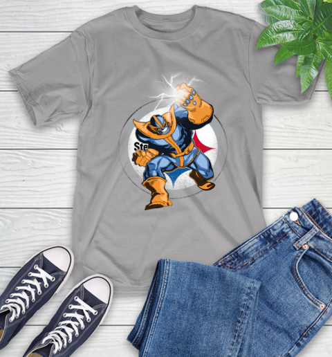 Pittsburgh Steelers NFL Football Thanos Avengers Infinity War Marvel T-Shirt 6