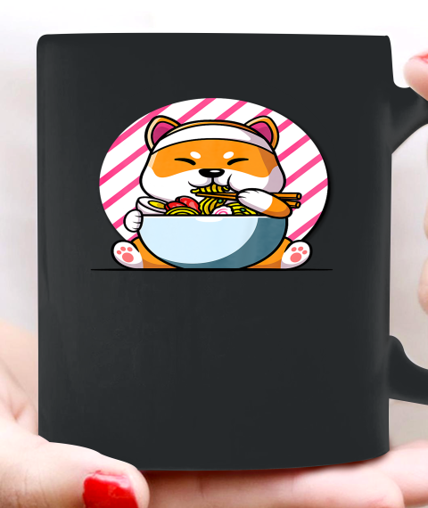 Cute Shiba Inu Dog Ramen Anime Kawaii Neko Ceramic Mug 11oz