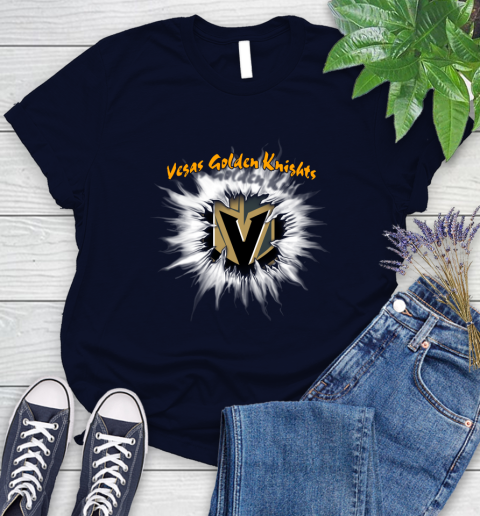 Vegas Golden Knights NHL Hockey Adoring Fan Rip Sports Women's T-Shirt 2