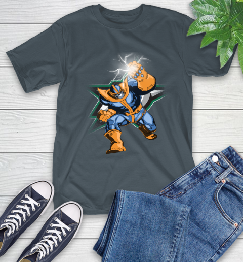 Dallas Stars NHL Hockey Thanos Avengers Infinity War Marvel T-Shirt 10