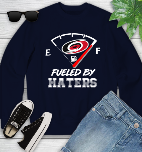 Carolina Hurricanes NHL Hockey Fueled By Haters Sports Youth Sweatshirt 2