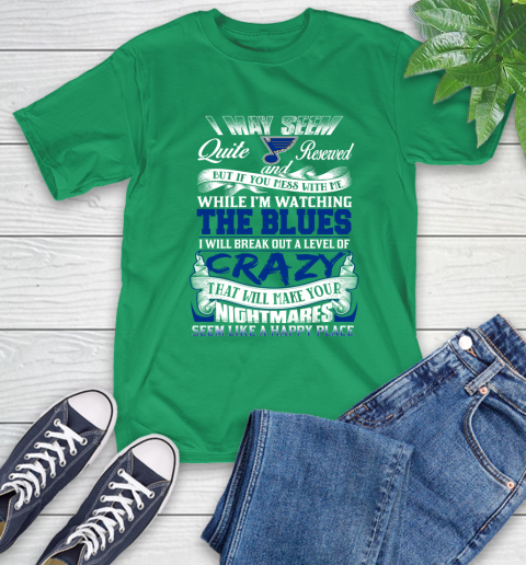 St.Louis Blues NHL Hockey Don't Mess With Me While I'm Watching My Team T-Shirt 7