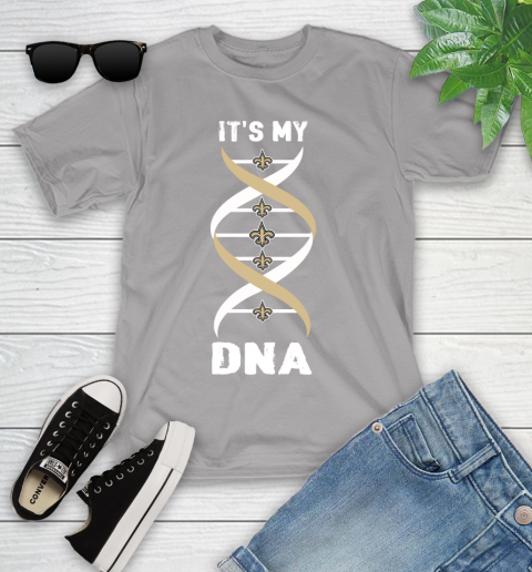 New Orleans Saints NFL Football It's My DNA Sports Youth T-Shirt 4