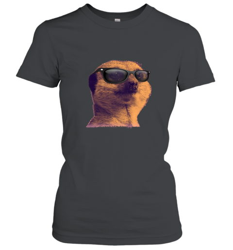 Funny Meerkat Cool Shades T shirt Pet Zoo Farm Animals Gift Women T-Shirt