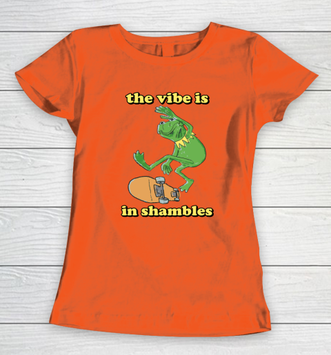 The Vibe Is In Shambles Kermit The Frog Women's T-Shirt 2