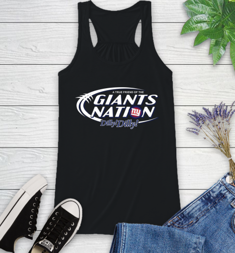 NFL A True Friend Of The New York Giants Dilly Dilly Football Sports Racerback Tank