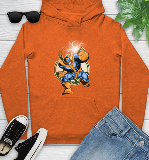 Milwaukee Bucks NBA Basketball Thanos Avengers Infinity War Marvel Youth Hoodie 4