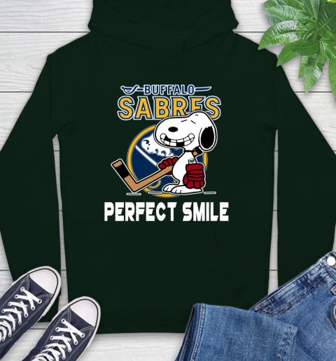 NHL Buffalo Sabres Snoopy Perfect Smile The Peanuts Movie Hockey T Shirt Hoodie 12
