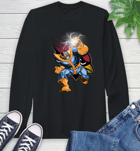 Arizona Cardinals NFL Football Thanos Avengers Infinity War Marvel Long Sleeve T-Shirt