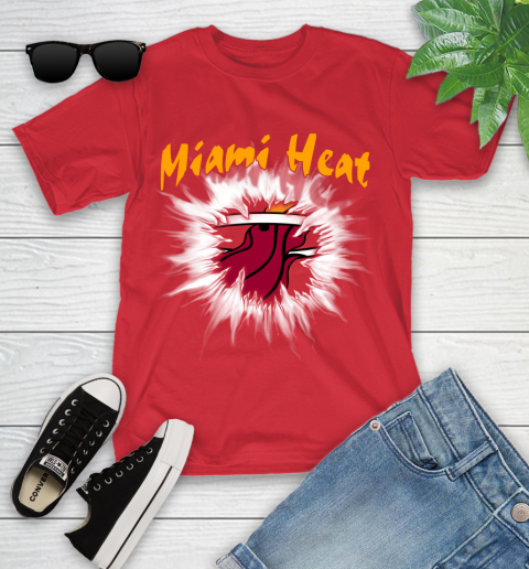 Miami Heat NBA Basketball Rip Sports Youth T-Shirt 13