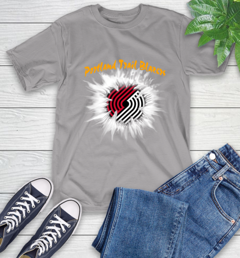 Portland Trail Blazers NBA Basketball Rip Sports T-Shirt 6
