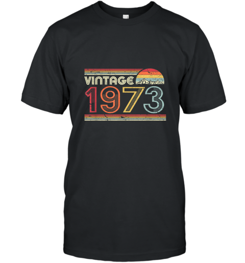 1973 Vintage T Shirt, Birthday Gift Tee. Retro Style Shirt T-Shirt