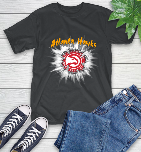 Atlanta Hawks NBA Basketball Rip Sports T-Shirt
