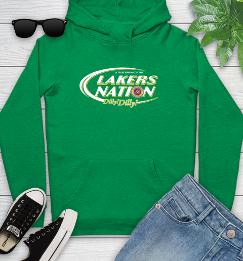 NBA A True Friend Of The Los Angeles Lakers Dilly Dilly Basketball Sports Youth Hoodie 9