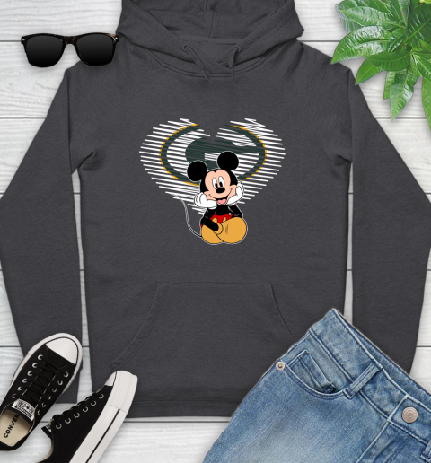 NFL Green Bay Packers The Heart Mickey Mouse Disney Football T Shirt_000 Youth Hoodie 8