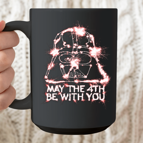 Star Wars Darth Vader May The 4th Be With You Sparkler Ceramic Mug 15oz