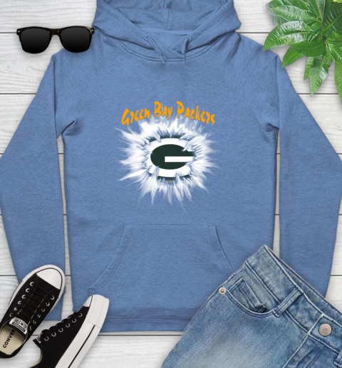 Green Bay Packers NFL Football Adoring Fan Rip Sports Youth Hoodie 13