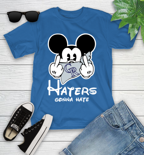 MLB Colorado Rockies Gonna Hate Mickey Mouse Disney Baseball T Shirt_000 Youth T-Shirt 12