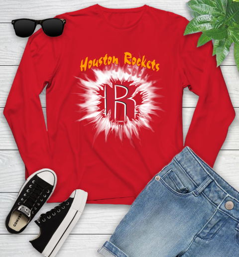 Houston Rockets NBA Basketball Rip Sports Youth Long Sleeve 11