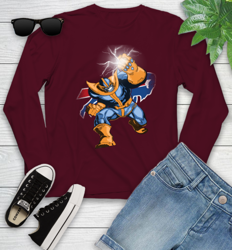 Buffalo Bills NFL Football Thanos Avengers Infinity War Marvel Youth Long Sleeve 6