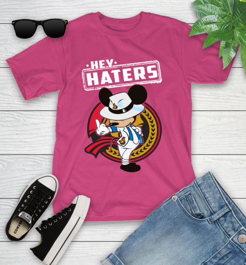 NHL Hey Haters Mickey Hockey Sports Ottawa Senators Youth T-Shirt 11