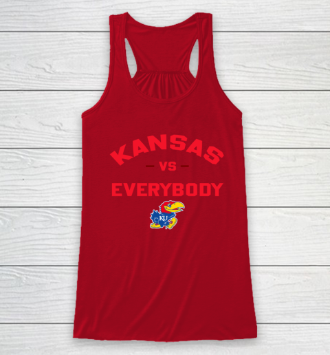 Kansas Jayhawks Vs Everybody Racerback Tank 3
