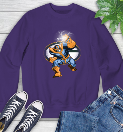 Green Bay Packers NFL Football Thanos Avengers Infinity War Marvel Sweatshirt 4