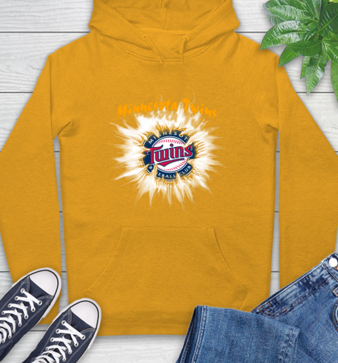 Minnesota Twins MLB Baseball Adoring Fan Rip Sports Hoodie 2