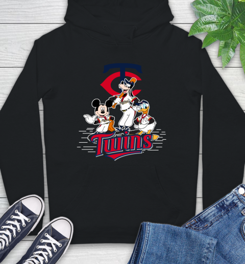 MLB Minnesota Twins Mickey Mouse Donald Duck Goofy Baseball T Shirt Hoodie