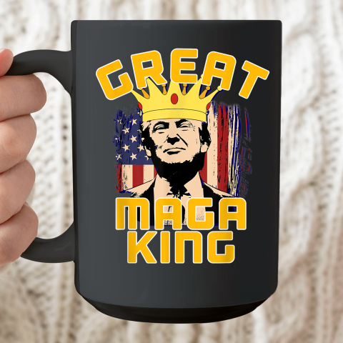 GREAT MAGA KING  Pro Trump Ceramic Mug 15oz
